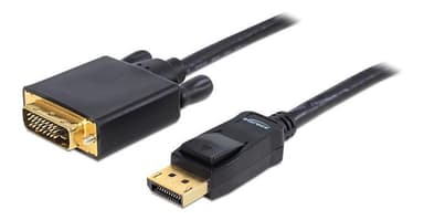 Delock Cable Displayport 1.1 uros> DVI 24 + 1 uros passiivinen 1 m musta