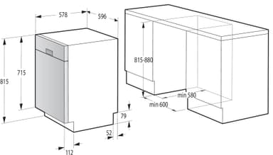 Upo astianpesukone D62EW