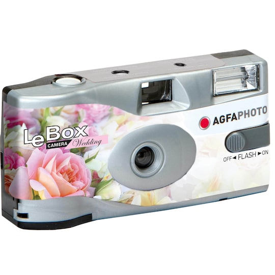 Agfaphoto LeBox Wedding analoginen kertakäyttökamera