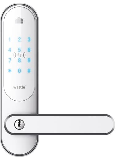 Wattle Door Lock Smart WH ovilukko (valkoinen)