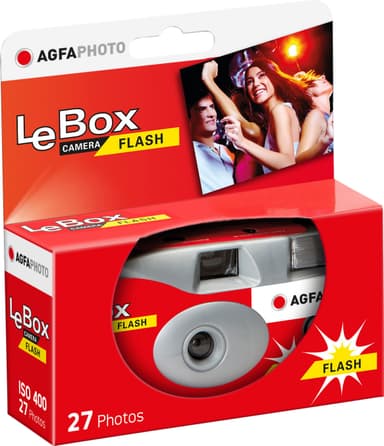Agfaphoto LeBox Flash analoginen kertakäyttökamera