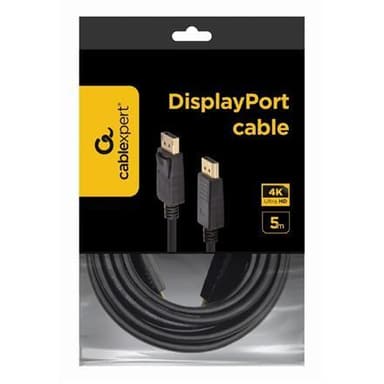 Gembird DisplayPort-kaapeli, 4K CC-DP2-5M Musta, 5 m