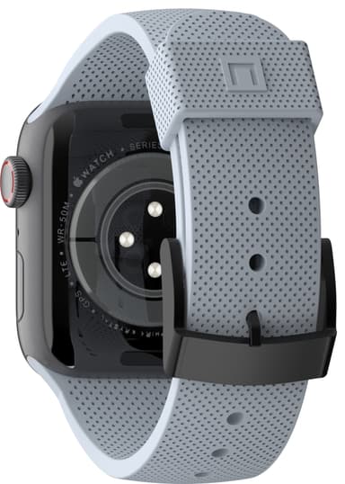 U by UAG Aurora Apple Watch 42/44/45 mm silikoniranneke (v. sininen)