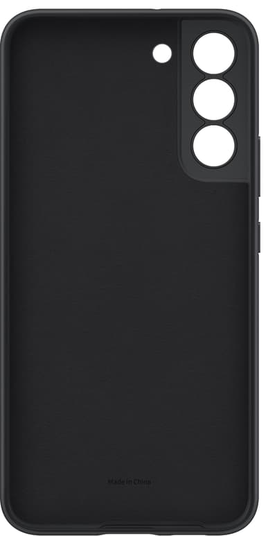 Samsung S22 Plus silikonikuori (musta)