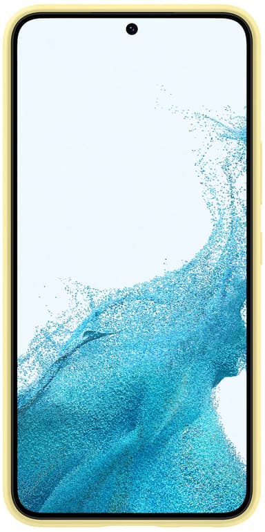 Samsung S22 silikonikuori (keltainen)