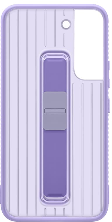Samsung S22 suojakuori jalustalla (laventeri)