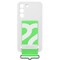 Samsung S22 silikoninen suojakuori + hihna (valkoinen)