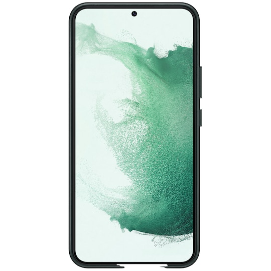 Samsung S22+ nahkainen suojakuori (vihreä)