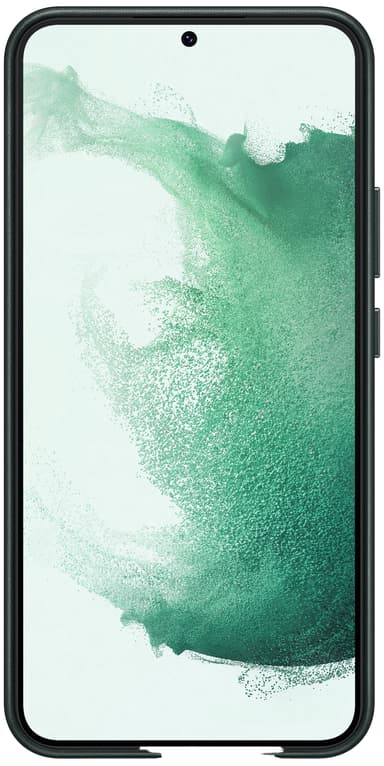 Samsung S22+ nahkainen suojakuori (vihreä)