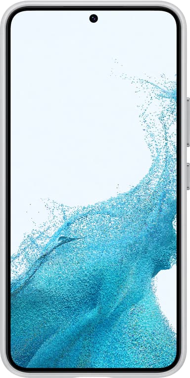 Samsung S22 nahkainen suojakuori (harmaa)