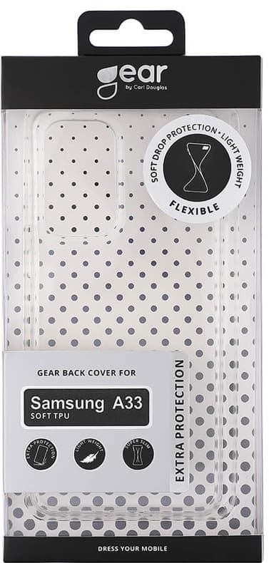 Gear Transparent TPU Samsung Galaxy A33 suojakuori