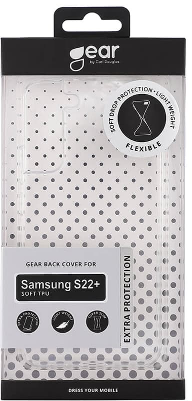 Gear Samsung Galaxy S22 Plus TPU suojakuori (läpinäkyvä)