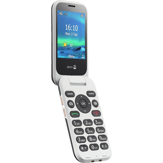 Doro 6881 matkapuhelin (musta/valkoinen)