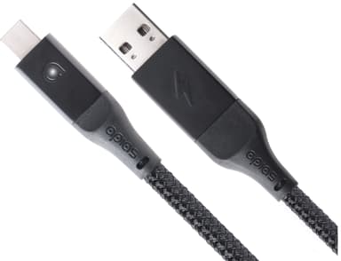 apias Smart USB - USB-C latauskaapeli 2 m (musta)