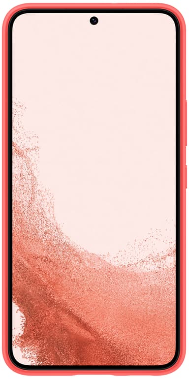 Samsung S22 silikonikuori (koralli)