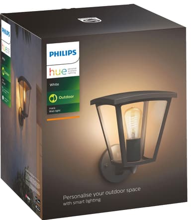 Philips Hue Inara W ulkoseinälyhty musta
