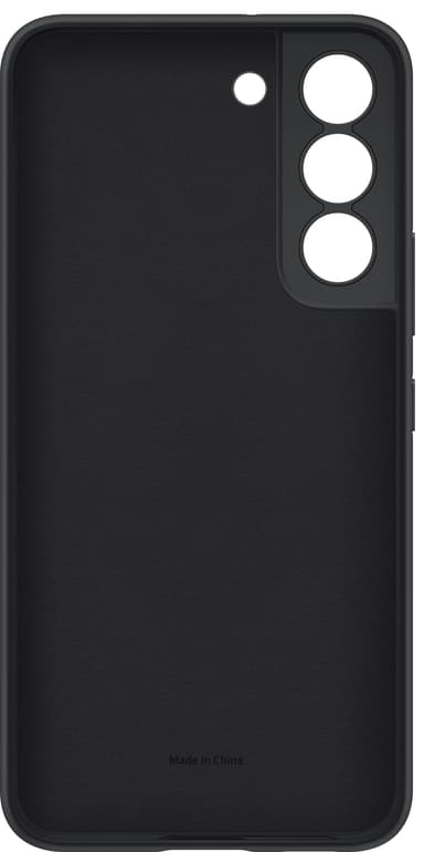 Samsung S22 silikonikuori (musta)