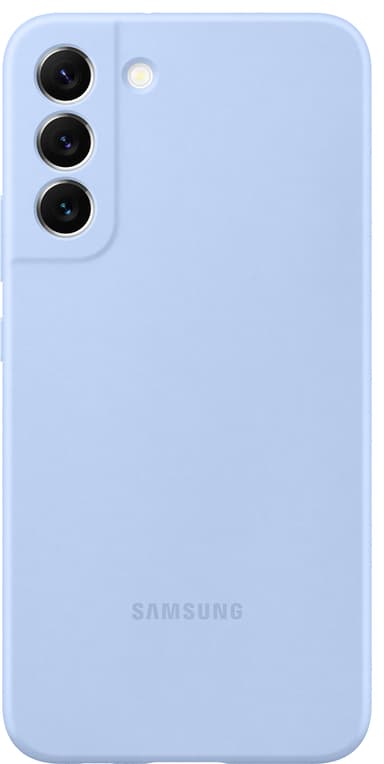 Samsung S22 Plus silikonikuori (taivaansininen)