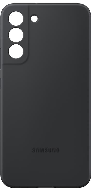 Samsung S22 Plus silikonikuori (musta)