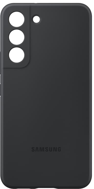Samsung S22 silikonikuori (musta)
