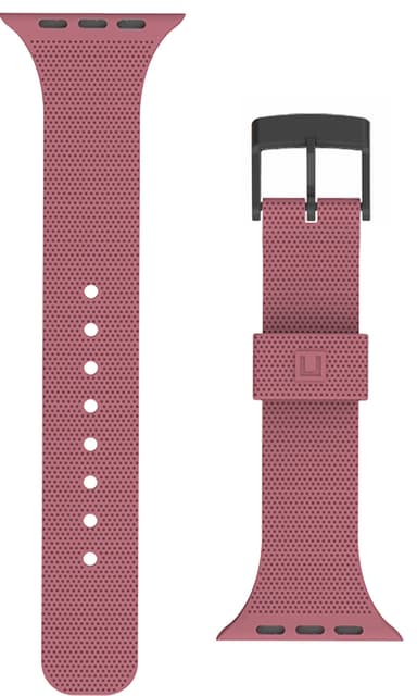 U by UAG Aurora Apple Watch 42/44/45 mm silikoniranneke (ruusu)