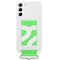Samsung S22 Plus silikoninen suojakuori + hihna (valkoinen)