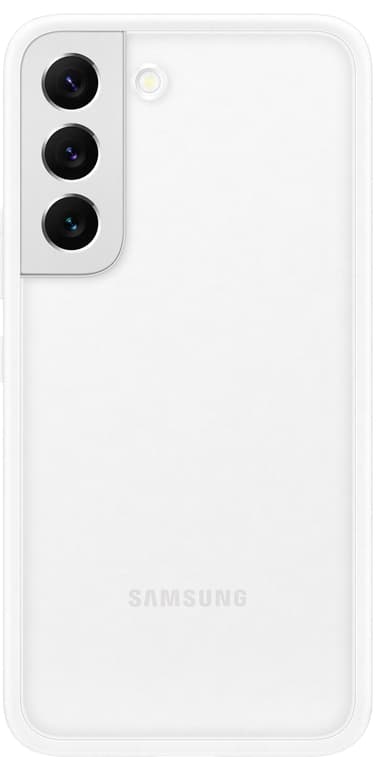 Samsung S22 kehystetty suojakuori (valkoinen)