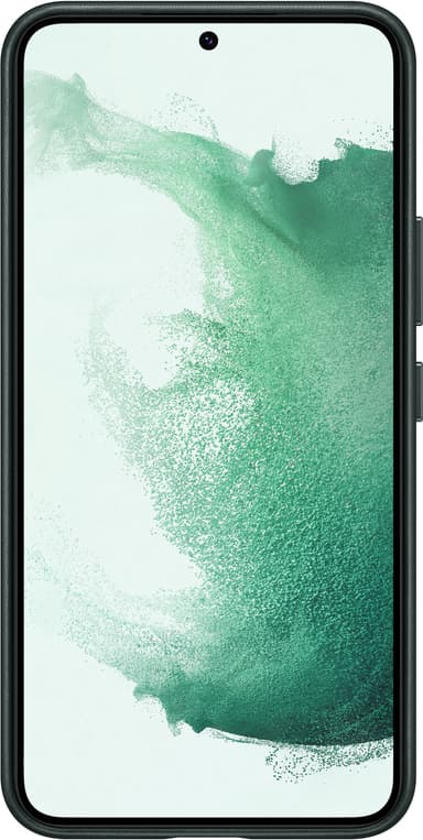 Samsung S22 nahkainen suojakuori (vihreä)