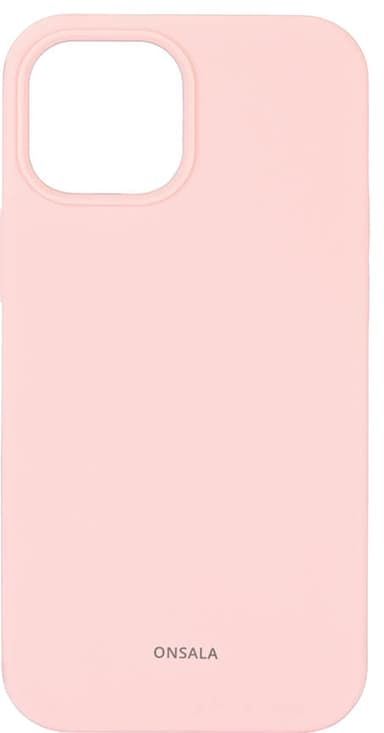 Onsala iPhone 13 mini silikoninen suojakuori (vaaleanpunainen)