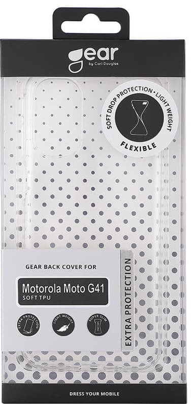 Gear Transparent TPU Motorola Moto G41 suojakuori