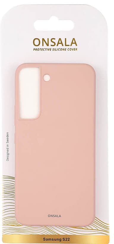 Onsala Silicone Samsung Galaxy S22 suojakuori (pinkki)