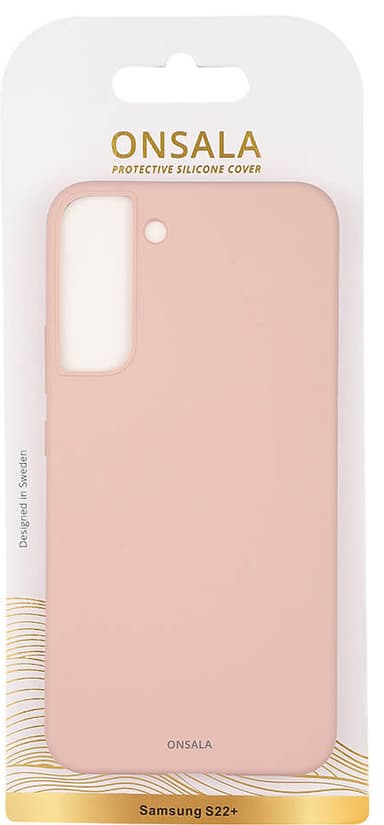 Onsala Silicone Samsung Galaxy S22 Plus suojakuori (pinkki)