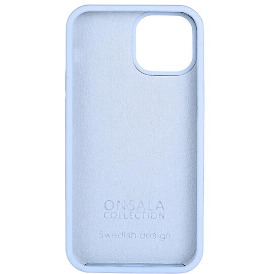 Onsala iPhone 13 mini silikoninen suojakuori (vaaleansininen)