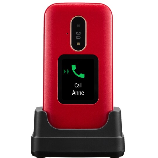 Doro 6881 matkapuhelin (punainen/valkoinen)