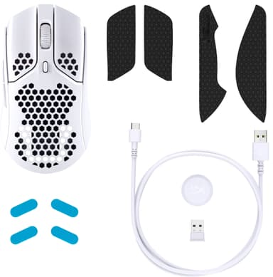 HyperX Pulsefire Haste Wireless pelihiiri (valkoinen)