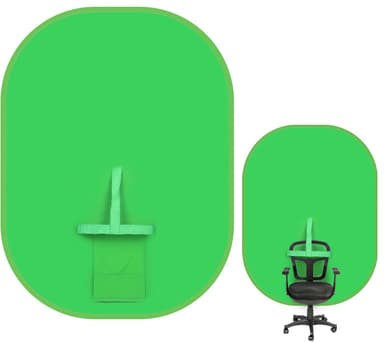 Wistream Green Screen projektiokangas pelituolille