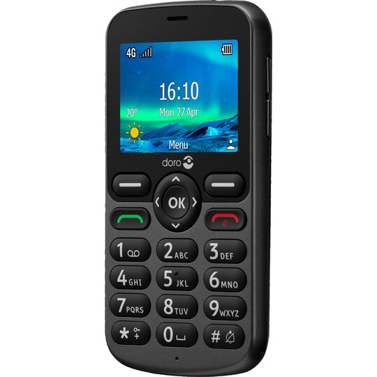 Doro 5861 matkapuhelin (grafiitti)
