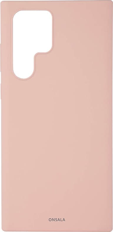 Onsala Silicone Samsung Galaxy S22 Ultra suojakuori (pinkki)