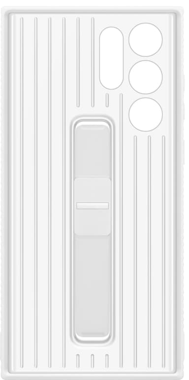 Samsung S22 Ultra suojakuori jalustalla (valkoinen)