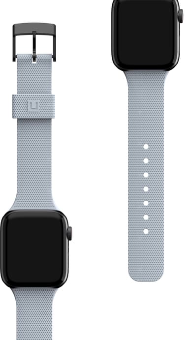 U by UAG Aurora Apple Watch 42/44/45 mm silikoniranneke (v. sininen)