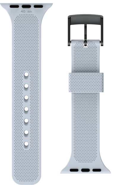 U by UAG Aurora Apple Watch 42/44/45 mm silikoniranneke (v. sininen)