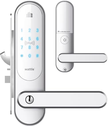 Wattle Door Lock Smart WH ovilukko (valkoinen)