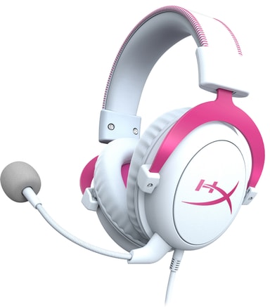 HyperX Cloud II pelikuulokkeet (valkoinen/pinkki)