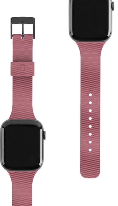 U by UAG Aurora Apple Watch 42/44/45 mm silikoniranneke (ruusu)