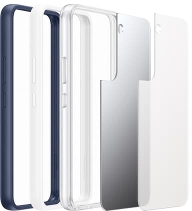 Samsung S22 kehystetty suojakuori (läpinäkyvä)