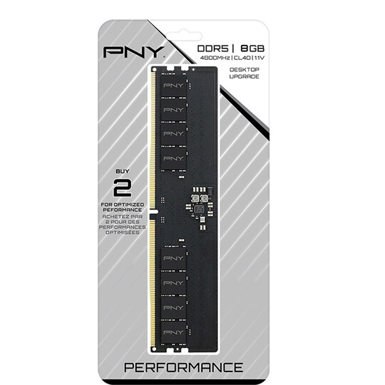 PNY Performance 8 GB 4800 MHz DDR5 RAM keskusmuisti
