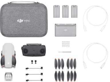 DJI Mini SE drone Fly More Combo pakkaus