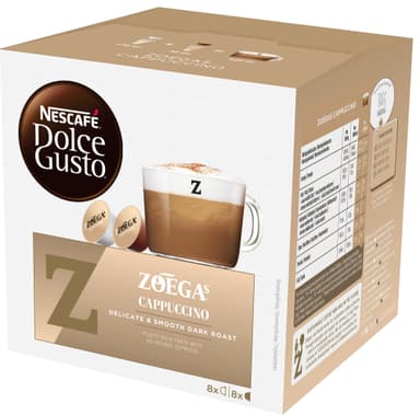 Nescafe Dolce Gusto Zoegas cappuccino kapselit NES12502657