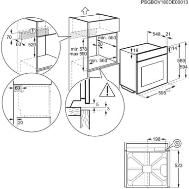 Electrolux erillisuuni COP500X