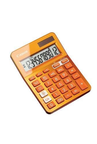 Canon LS-123K-MOR pocket calc. Orange